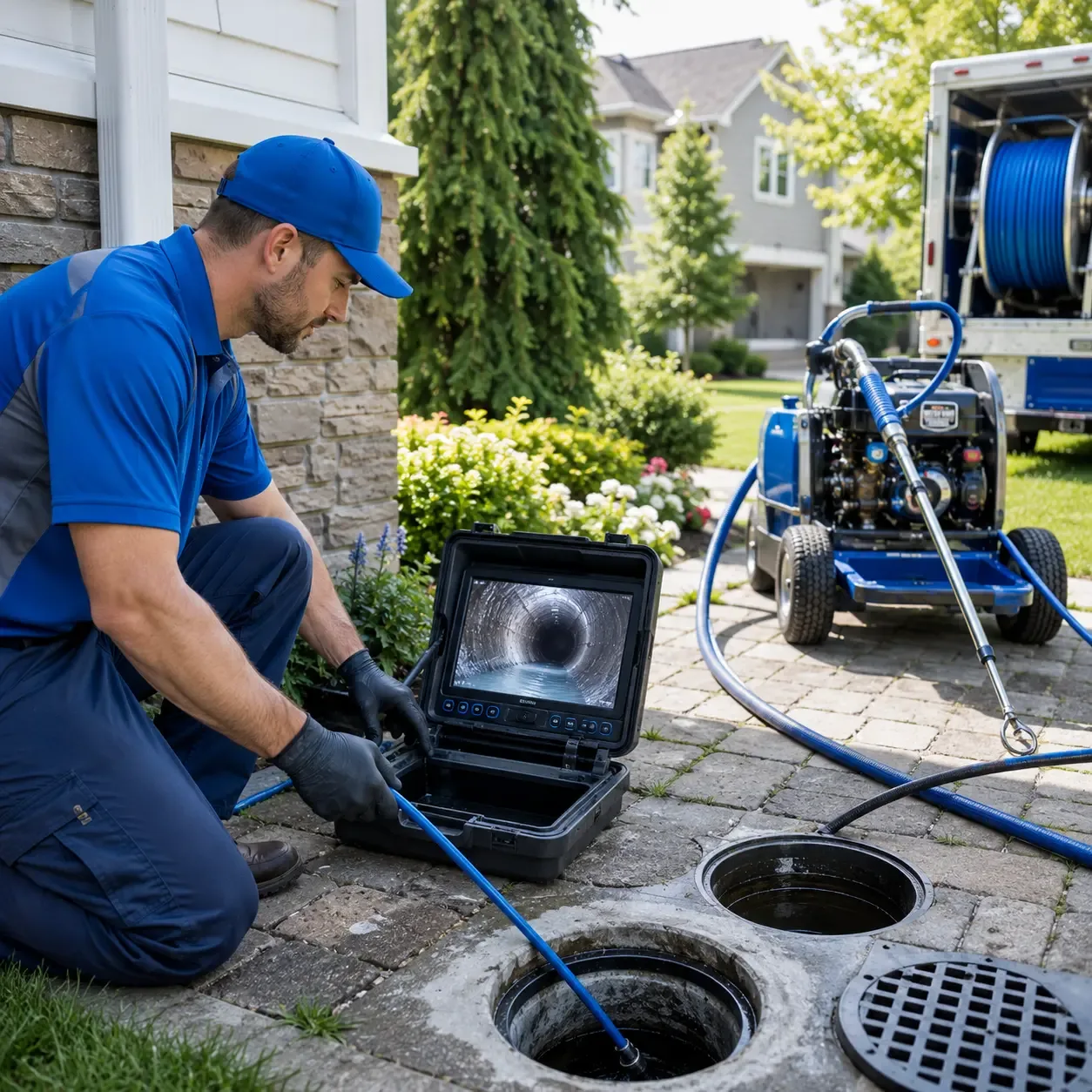 Outdoor drain cleaning professionals serving Lafayette, LA